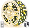 Outdoor Christmas Lights 500 LED 164FT, 13 Modes Warm White