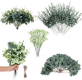 200 Pcs 4 Kinds Artificial Eucalyptus Stems