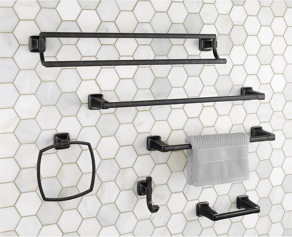 American Standard 7353230.243 Townsend Toilet Paper Holder, Matte Black