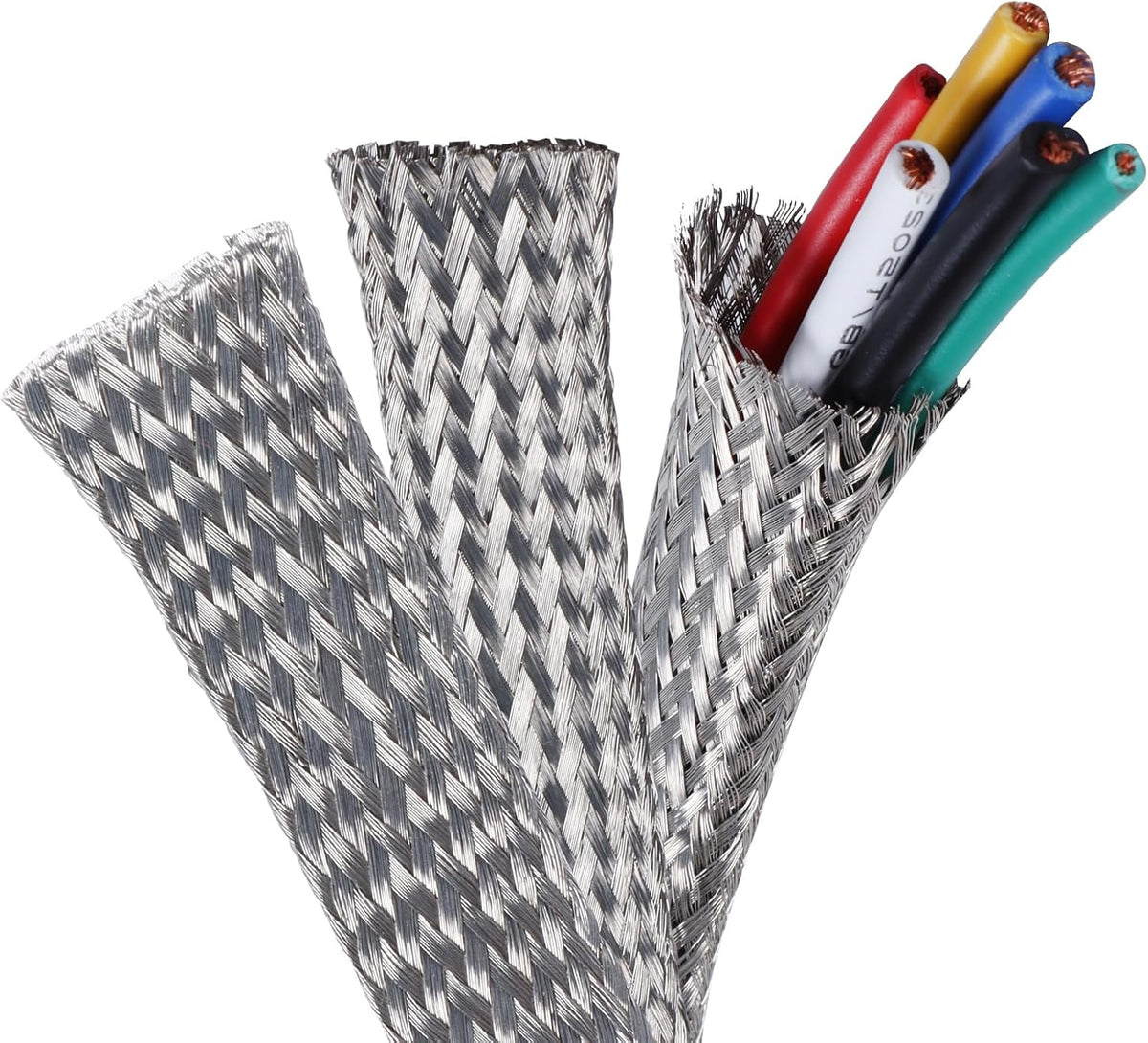 Tinned Copper Metal Braid Sleeving Wire Shielding 1/2inch-13ft