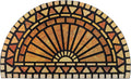 CHICHIC Front Door Mat 24"x36" Outdoors Heavy Duty Rubber Mat, Semicircle