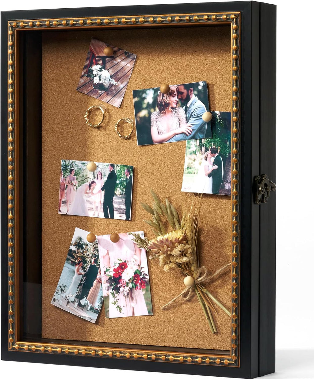 11x14 Shadow Box Display Case for Pictures Memorabilia Display,Black