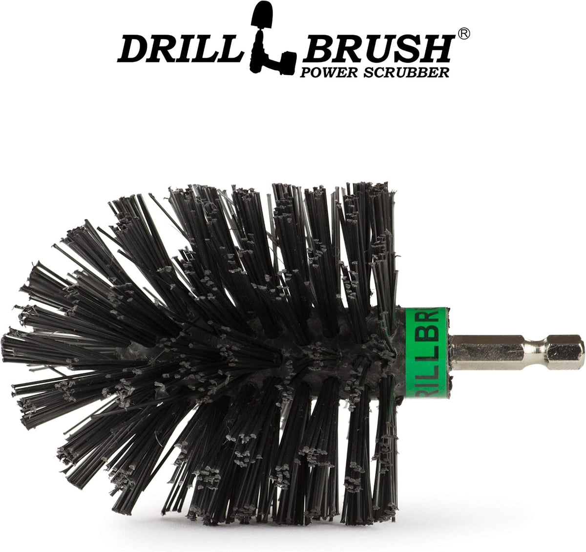 Ultra Stiff Black Electric Spin Scrubber - Wire Brush for Drill Alternative