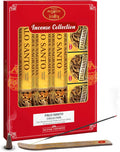Mystic India - Hem Incense Palo Santo 4 Tube Hexa & 3 Box Cones with Free Incense Holder & Cone Holders