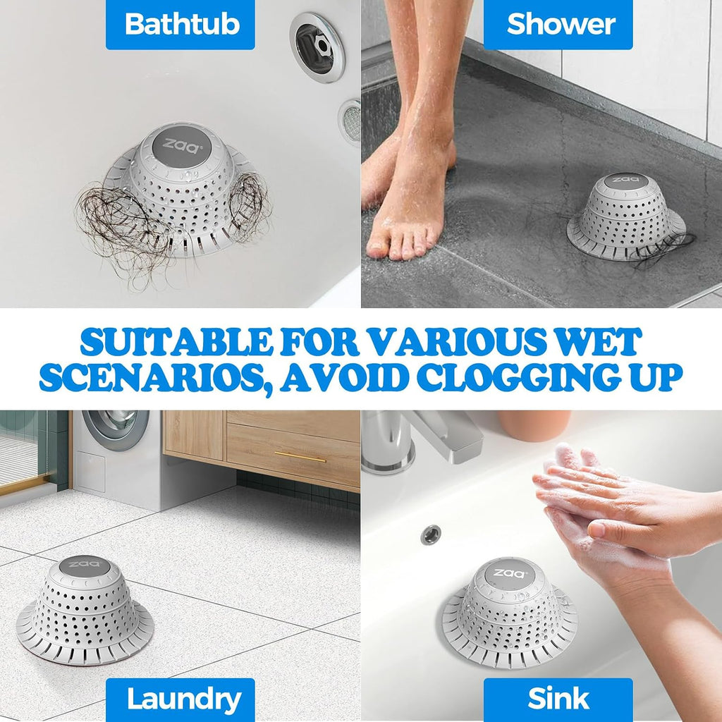 zaa Shower Drain Hair Catcher Bathtub Drain Strainer Sink Drain Protector