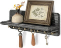 Rebee Vision Key Holder Wall Mount with 8 Key Hooks Home Decor, Old Black