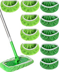 10pcs Reusable Microfiber Mop Pads for Swiffer Sweeper (Mop not Include)