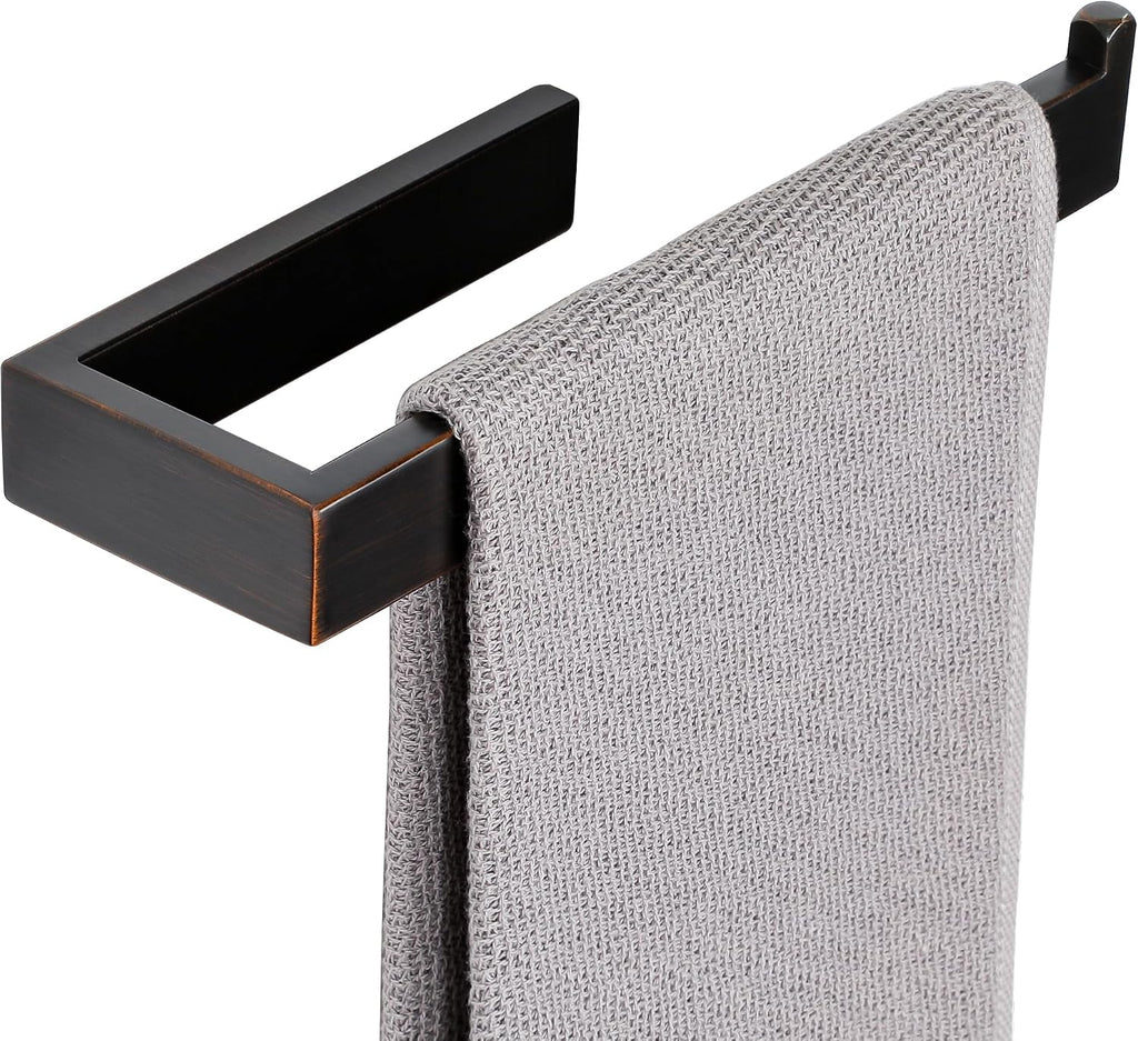Sayayo Bathroom Hand Towel Holder, Oil Rubbed Bronze Towel Bar Wall Mounted