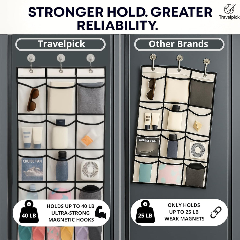 Cruise Ship Magnetic Door Organizer - Cruise Essentials 2026