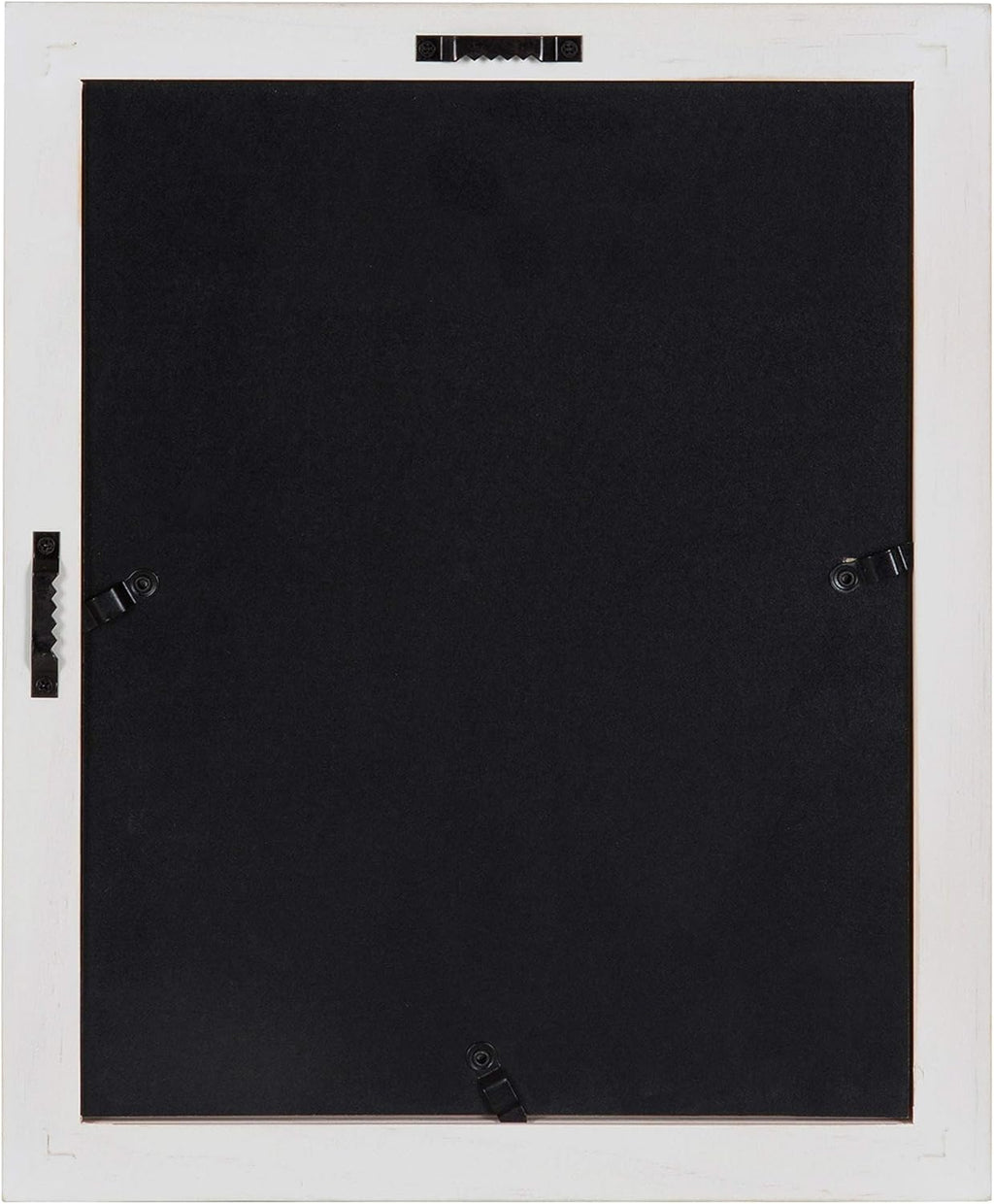 Kate and Laurel Bordeaux Gallery Frame Wall Kit, Set of 6 with Assorted Size Frames in 3 Different Finishes - Whitewash, Charcoal Gray, and Rustic Gray