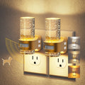 JandCase Motion Sensor Night Light, 2 Pack Mini Bubble Night Light
