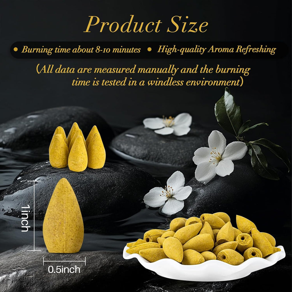 Backflow Incense Cones (Jasmine)