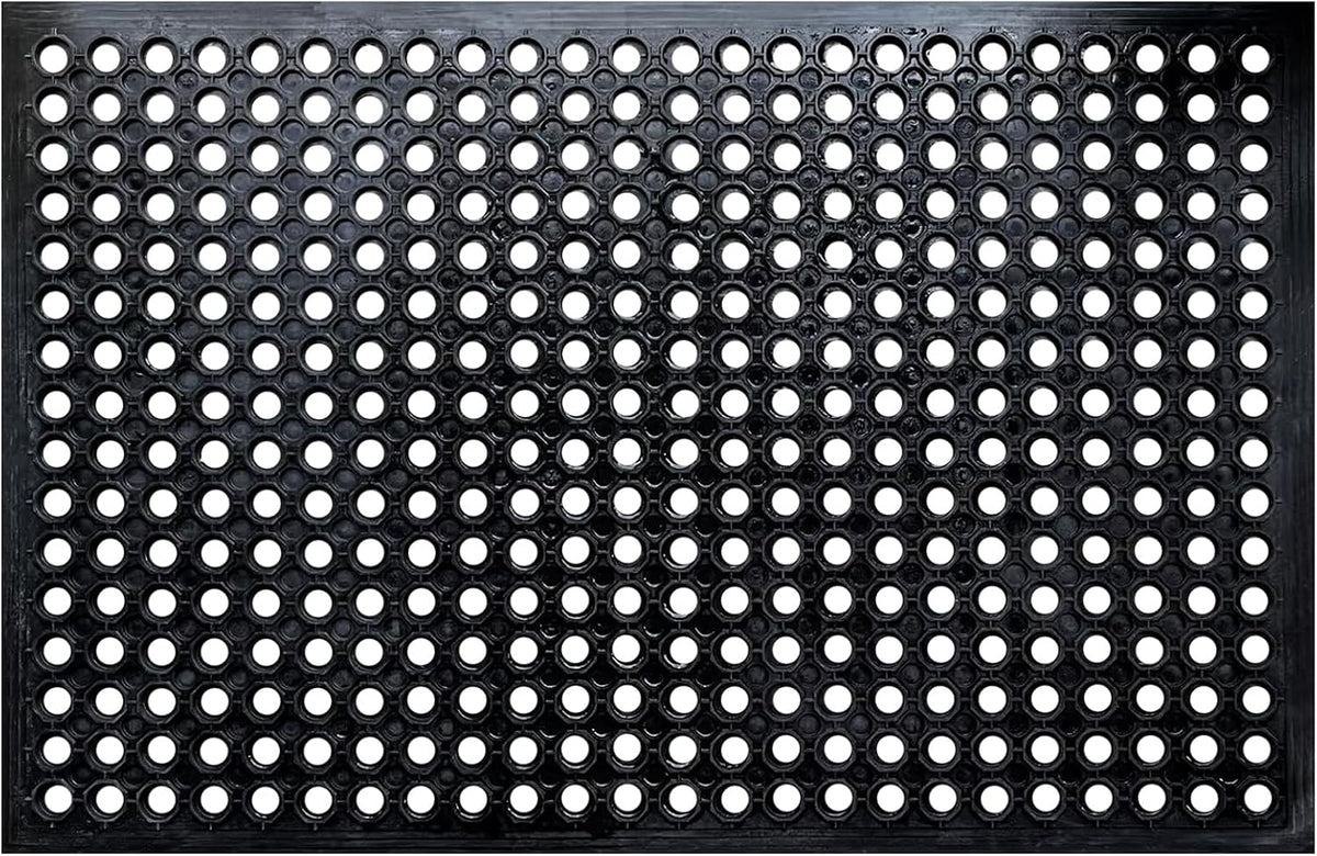 60"x35" Outdoor Rubber Floor Mats Non-Slip Restaurant Mat Commercial Kitchen Heavy Duty Mat Drainage Mats for Outside Industral Pool Entrance Bar Wet Area