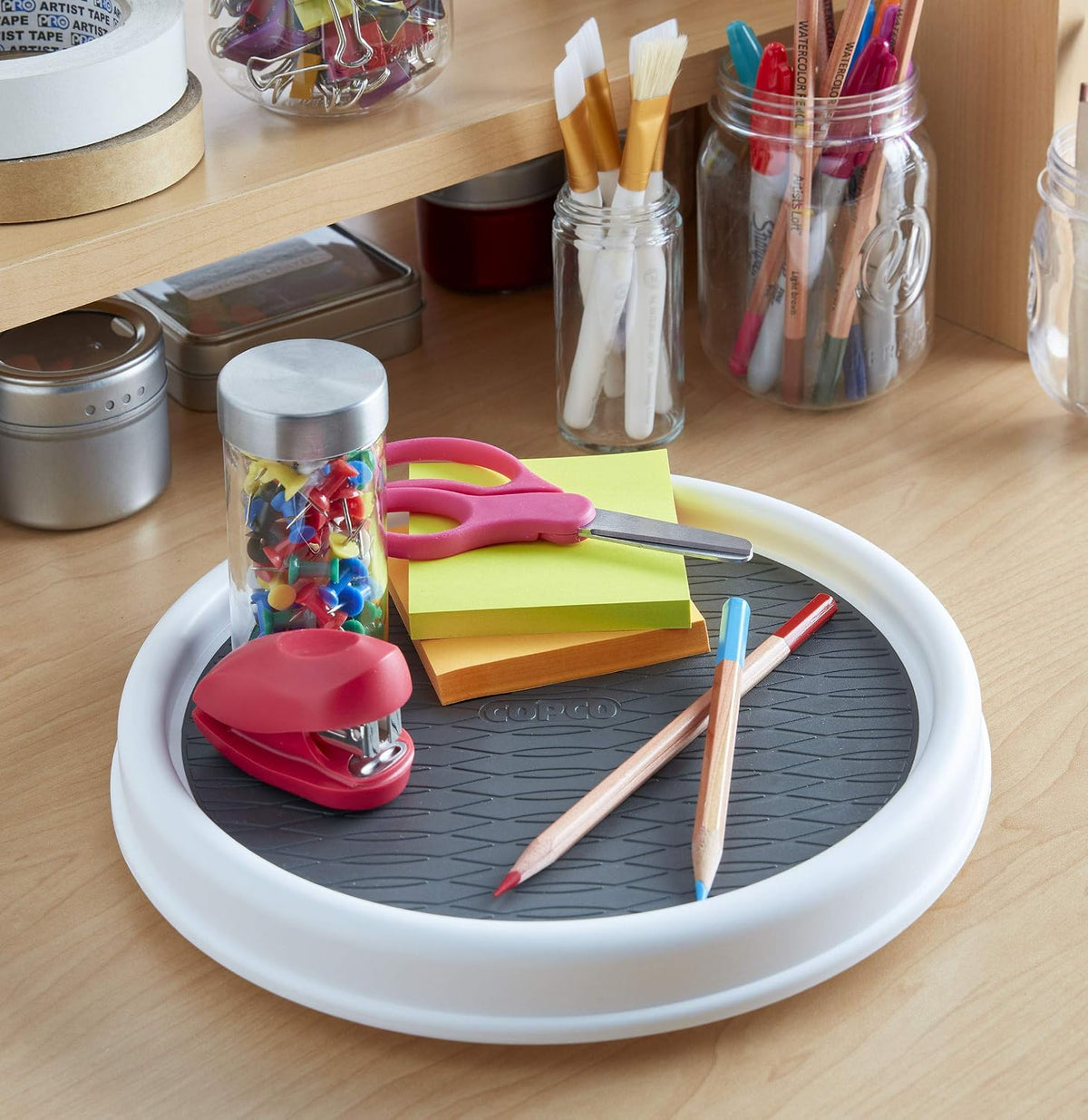 Copco Nonskid Lazy Susan Turntable Organizer 12-Inch