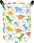 Colorful Dinosaur Laundry Basket,Dragon Nursery Hamper,Toy Basket for Boys