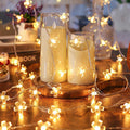 10ft 30 LED Fairy Flower String Lights Battery & USB Operated (Warm White)