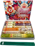 Hem Assorted Floral Incense Sticks, 6 Fragrances x 20 Sticks, 120 Total