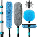 COVERONICS 20FT High Duster Cleaning Tools with 3-12FT Extension Poles