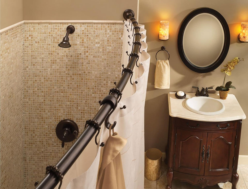 Moen SR2201OWB Shower Curtain Rings (Pack of 48), Bronze