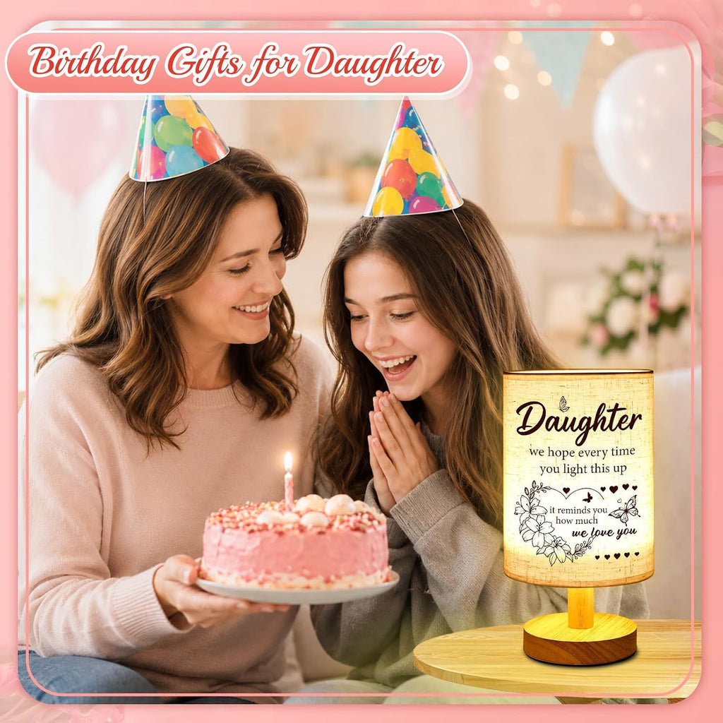 Linkax Christmas Birthday Gifts for Daughter from Mom Dad Night Light Lamp