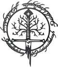 Lord Decor Metal Wall Art The Rings Fantasy Wall Decor Gift Merch for Fans