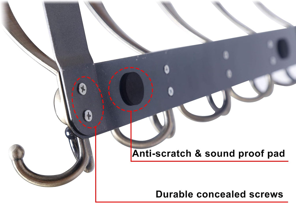 Dseap Over The Door Hook Hanger - Fits 1 3/8" to 1 3/4" Standard Doors | 5 Tri Hooks Heavy Duty Towel/Coat Rack | Door Organizer for Clothes, Jackets, Hats, Towels, Bronze