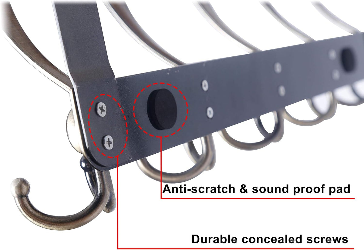 Dseap Over The Door Hook Hanger - Fits 1 3/8" to 1 3/4" Standard Doors | 5 Tri Hooks Heavy Duty Towel/Coat Rack | Door Organizer for Clothes, Jackets, Hats, Towels, Bronze