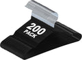 Quality Non-Slip Metal Hangers 200 Pack - Slim Space Saving for Closet