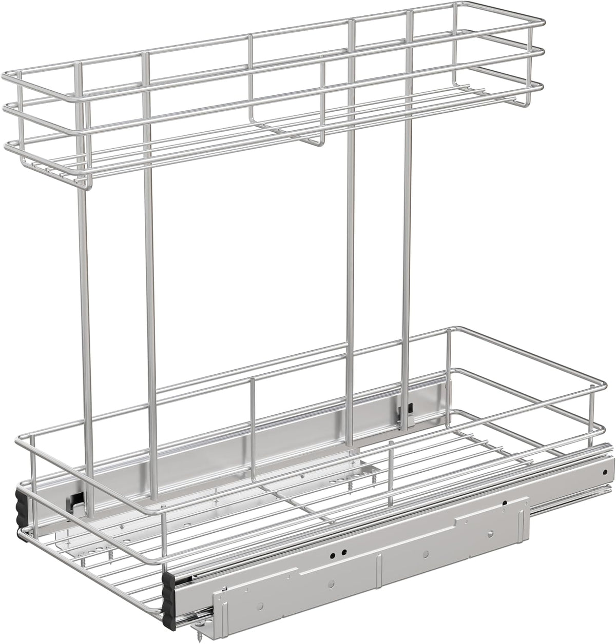 Under Sink Organizer 9" W X19 D, Pull Out Cabinet Organizer 2 Tier