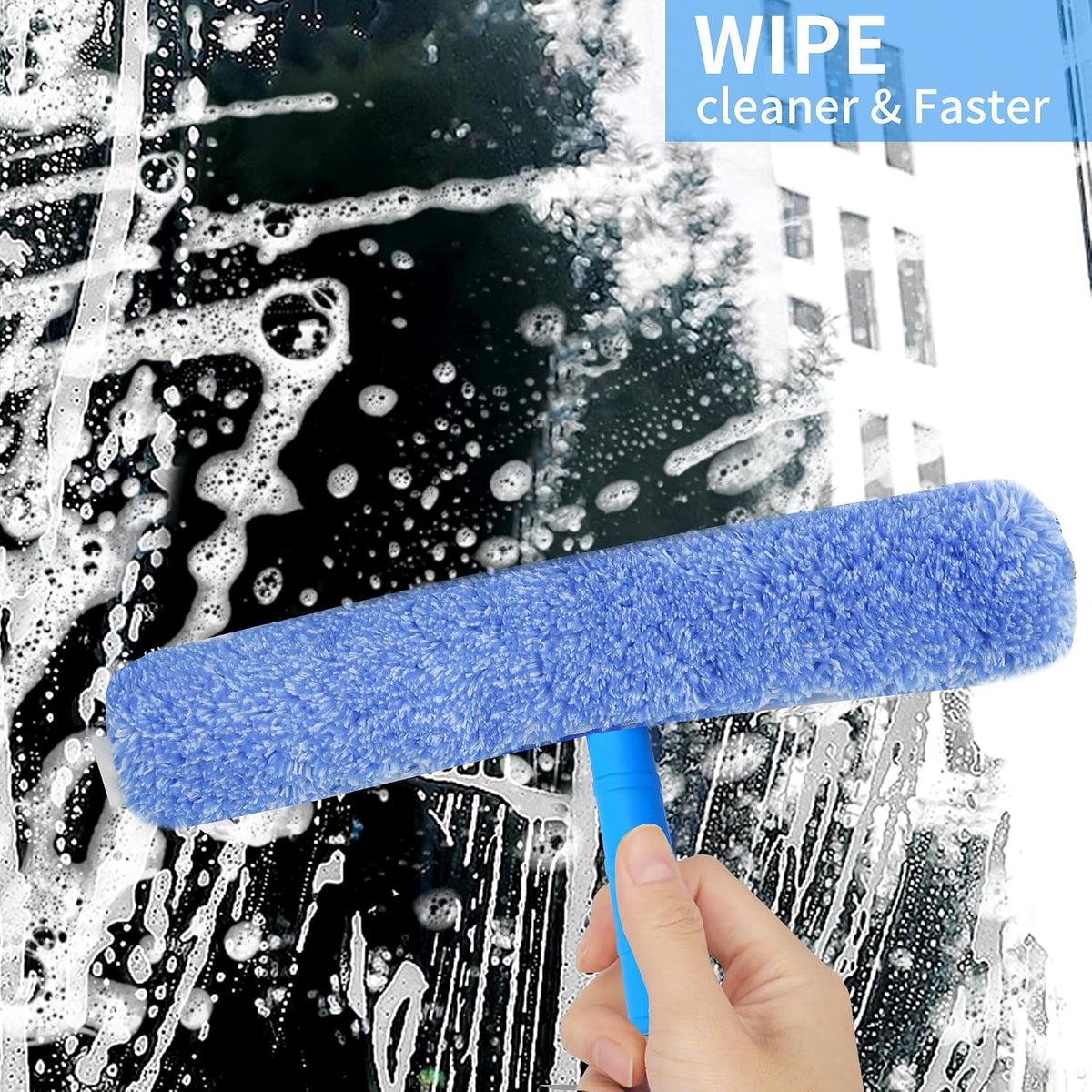 Window Cleaning Kit with Bucket,Squeegee for Window Cleaning