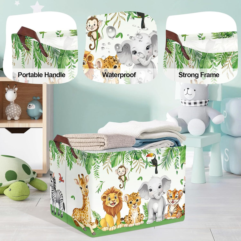 Animal Baby Laundry Basket Large Kids Toy Box Empty Gifts Bag