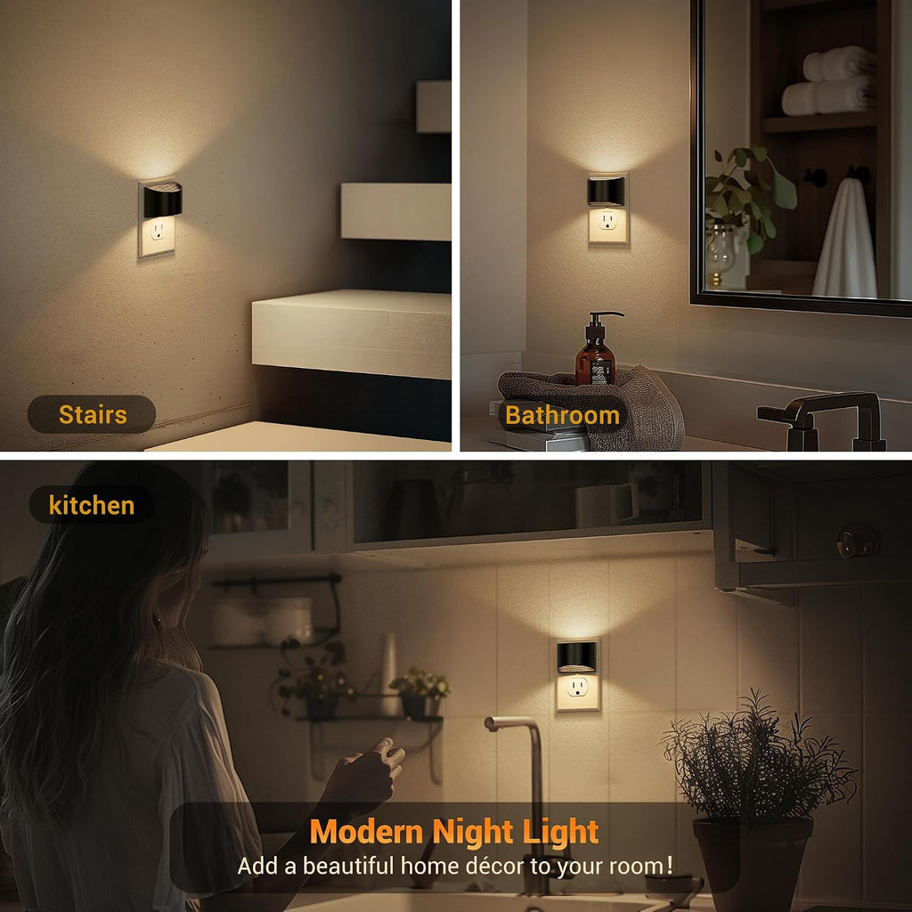 JandCase Night Light, Automatic Night Lights Plug into Wall