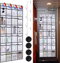 CTTZCKJ Over The Door Organizer For Cruise Ships|2026 Magnetic Door Organizers with 24-Pocket for Cruise Ship|55"x21"|Cruise Over the Door Organizer,Magnetic Shoe Rack for Cruise,Behind-Door Storage