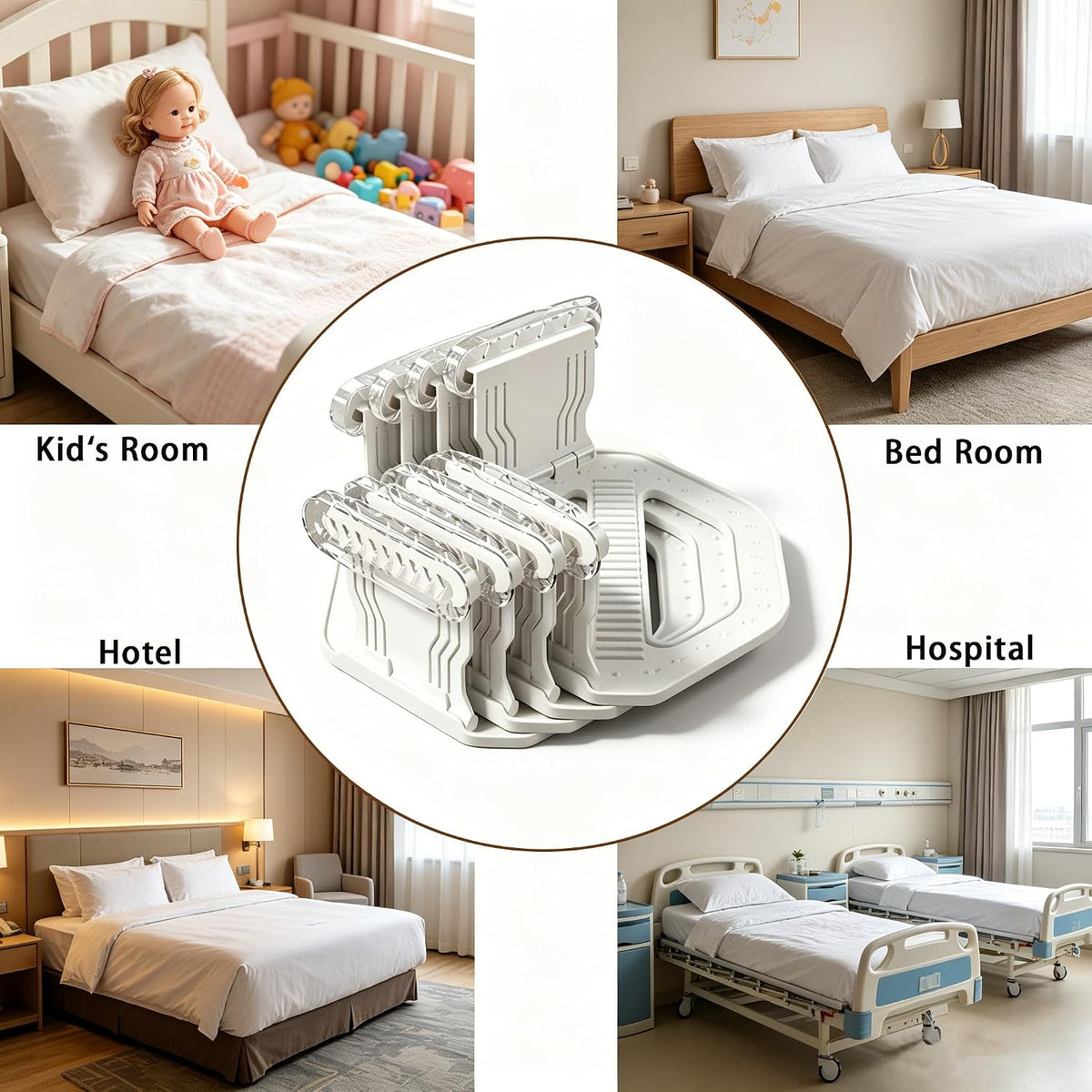 Bed Sheet Holders for Corners, Anti-Slip Gripper Clips for Twin to King