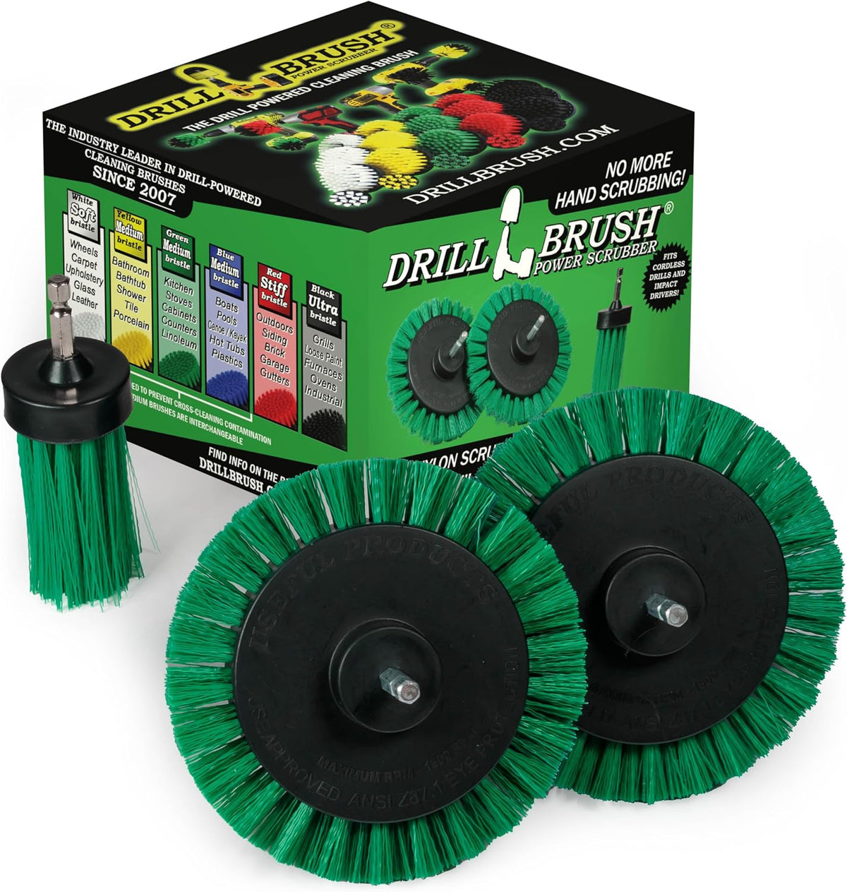 Drillbrush Dishwasher Safe Kitchen Appliance Cleaner Brushes for Drill