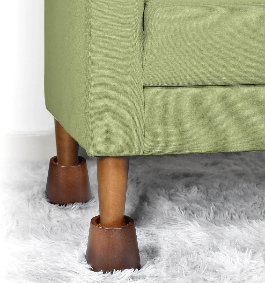 Wooden Bed Risers 3 Inch Round Furniture Risers Set of 6, Heavy Duty Wood Bed Lifts Risers for Bed Frame, Table, Sofa, Couch, Desk, Dresser