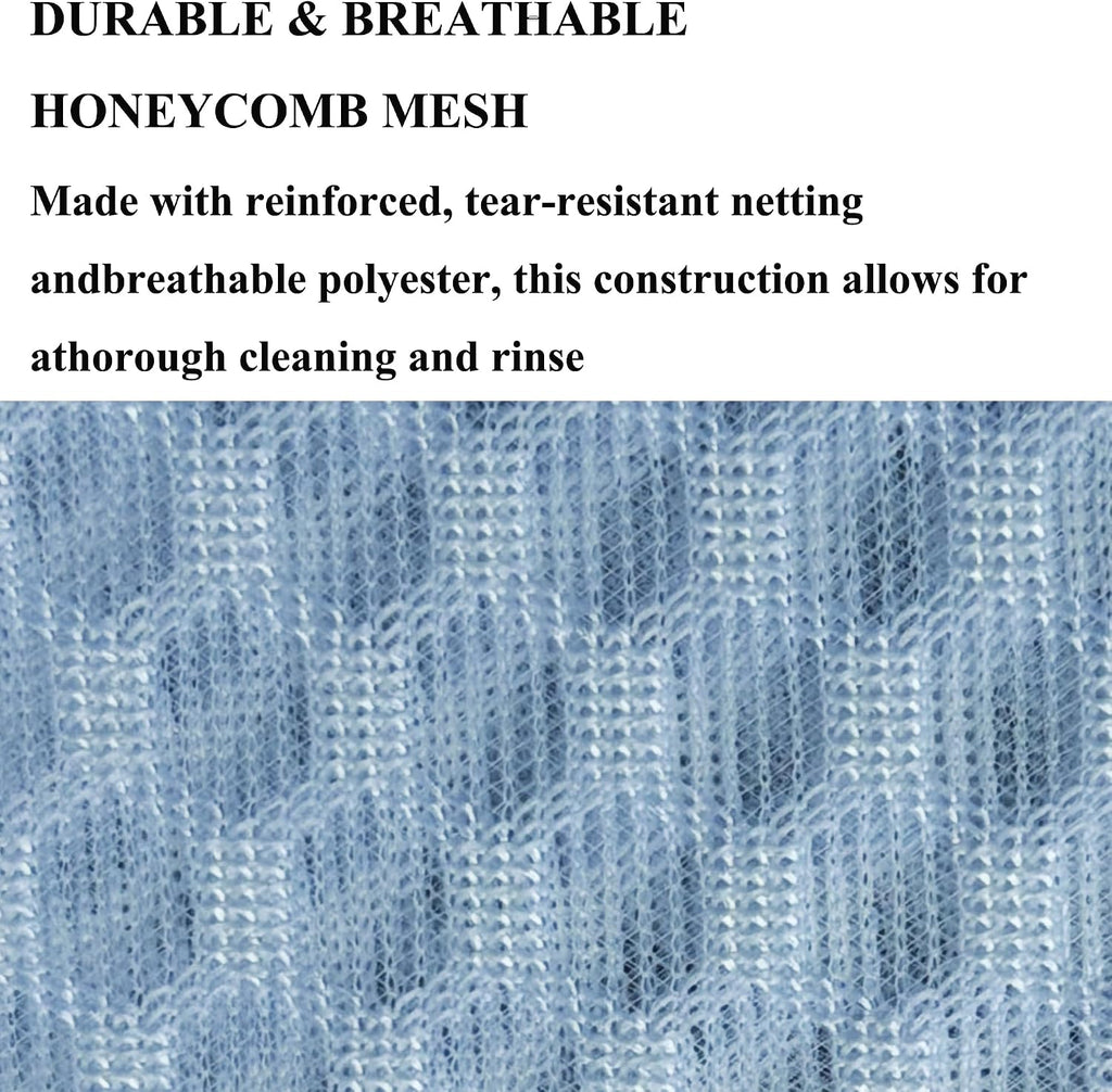 3Pcs Mesh Laundry Bags Durable Zipper Wash Bags for Delicates, Lingerie, Bras, Underwear, Baby Clothes, Shoe, Sock - Protect Garments in Washing Machine Pouch Net Bag Travel (3 Large(16 x 20 Inches))