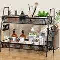 VITVITI 2 Tier Bathroom Countertop Organizer, Vanity Storage Shelf, Black