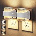 JandCase LED Night Light, Bubble Night Lights Plug into Wall Auto, 3 Color
