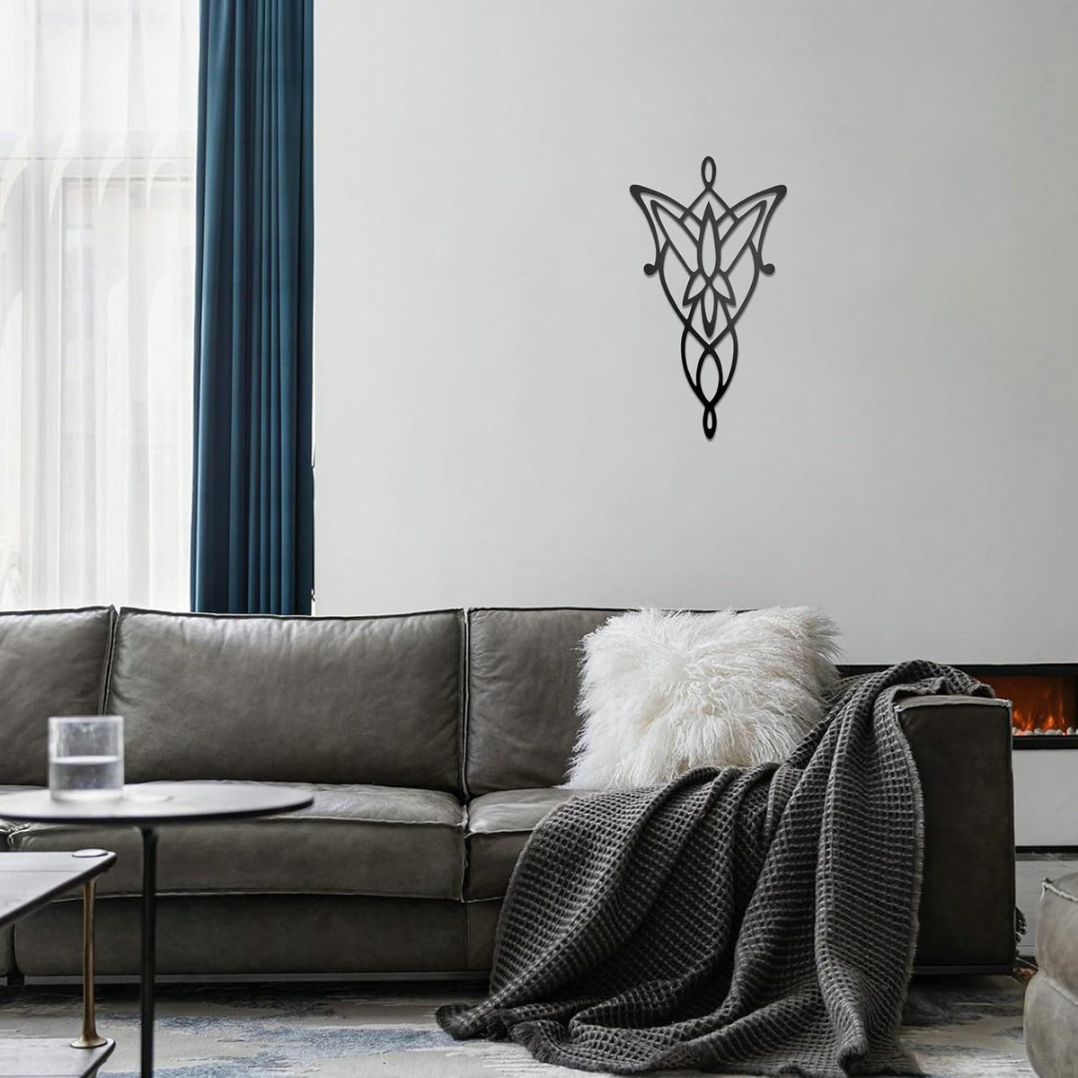 Lord Decor, Elven Fantasy Metal The Rings Wall Art for Home Display Gifts