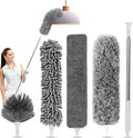 Duster with Extension Pole - Grey