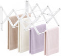 STORAGE MANIAC Wall Mounted Clothes Drying Rack Foldable Laundry Rack