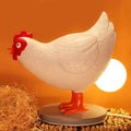 OkiyiD Chicken Egg Lamp, Funny Hen Chicken Table Lamp, LED Egg Night Lght, Resin Chicken with Stepless Dimming Function, Decoration for Home, Bedroom, Study Room