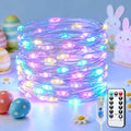 JMEXSUSS 100 LED Easter Fairy Lights Indoor Pastel Christmas Lights USB