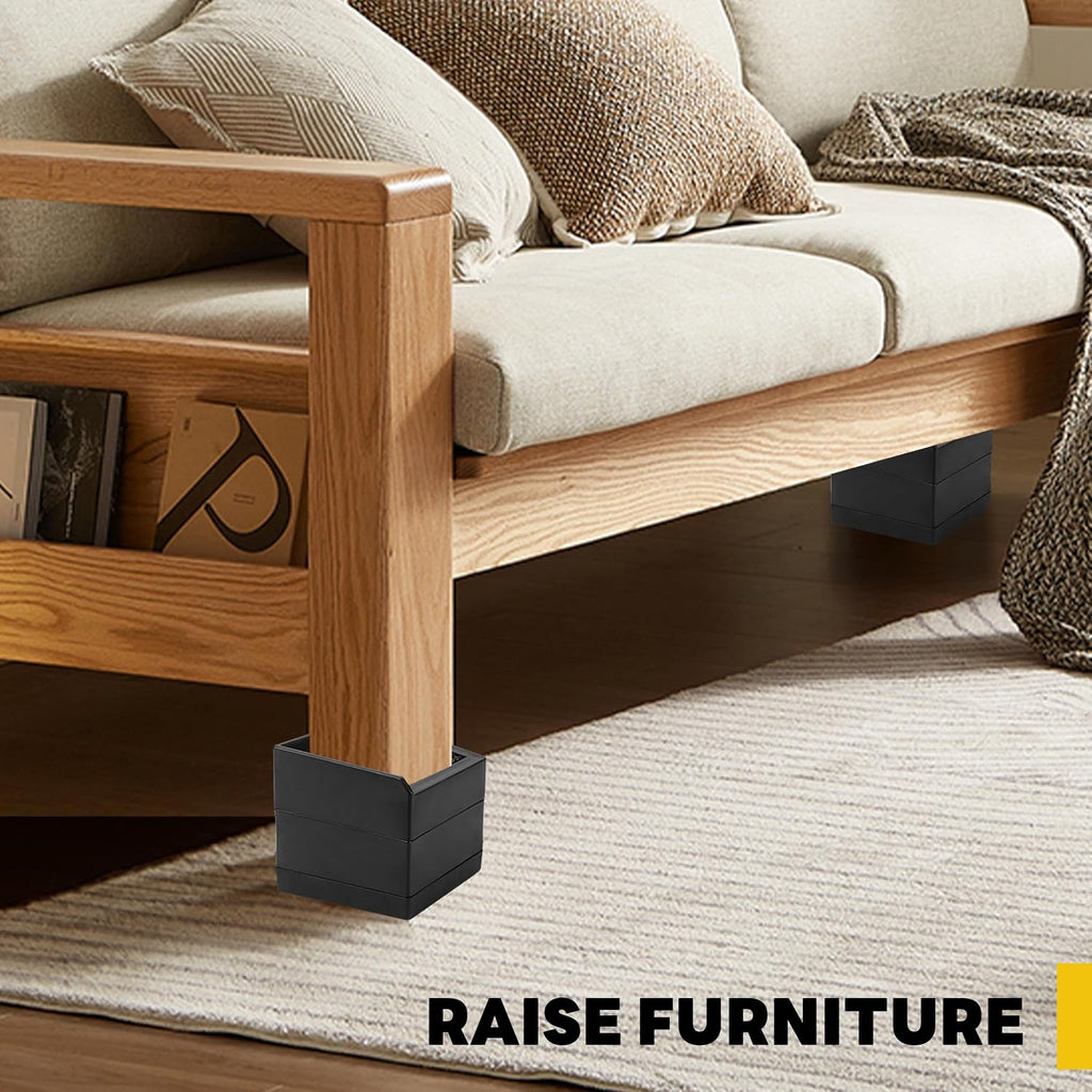 BTSD-home Adjustable Bed Risers 1 or 3 Inch