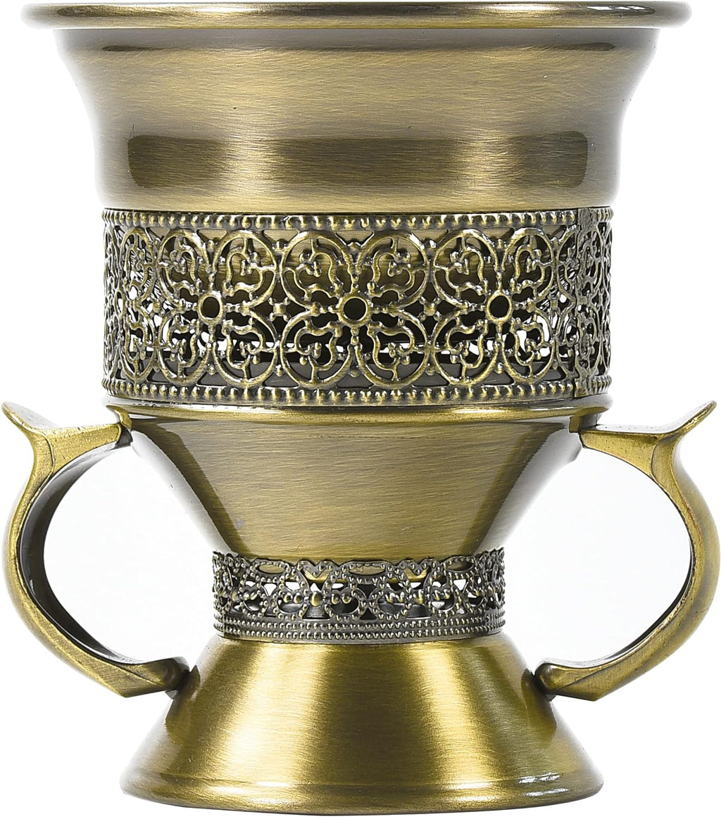 Frankincense Resin Incense Burner, Incense Censer, Bakhoor Burner, Charcoal Incense Burner, Incense Burner with Handle Tongs for Yoga, Spa Aromatherapy