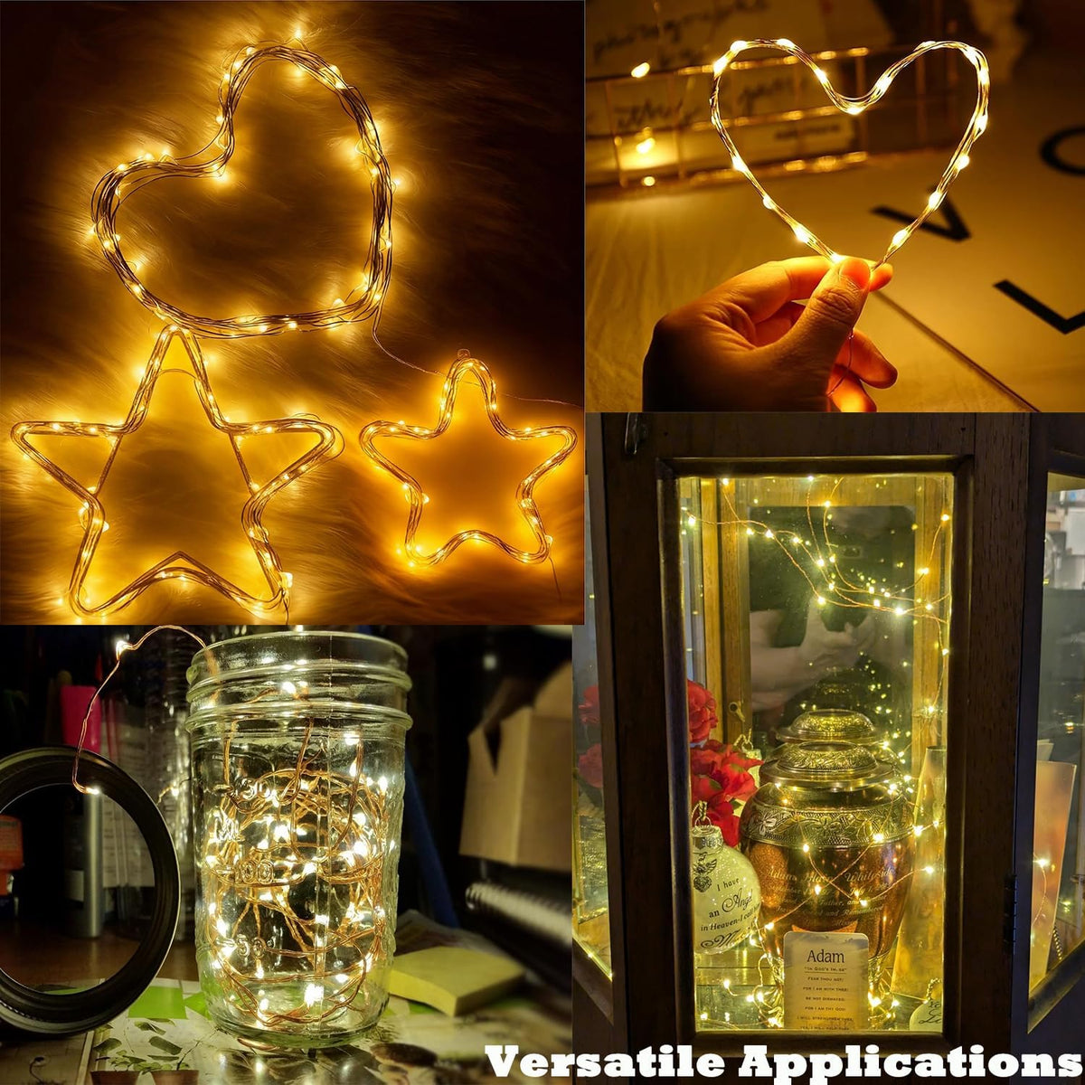 USB Fairy Lights for Bedroom, 33ft 100 LED, Remote & Timer