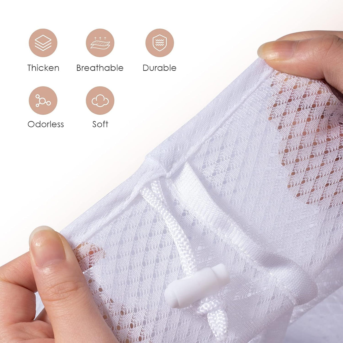 Meowoo 1Pcs Large Mesh Laundry Bag, 24×36inch