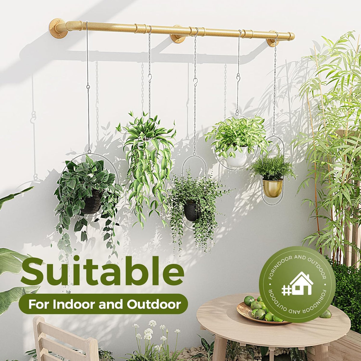 Bamworld Plant Hanger Indoor Hanging Planters for Indoor Plants Hanging