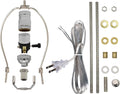 Creative Hobbies ML94KIT Premium Lamp Kit with All Parts for DIY Lamp Design or Repair (Silver)